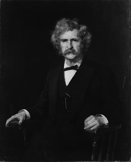 Mark Twain, by Charles Noel Flagg