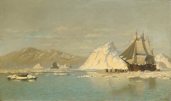 Off Greenland—Whaler Seeking Open Water, by William Bradford