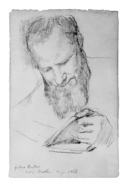 Father Hecker Reading Goethe, by John La Farge