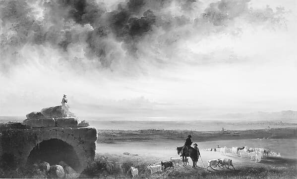 The Roman Campagna, by John Gadsby Chapman