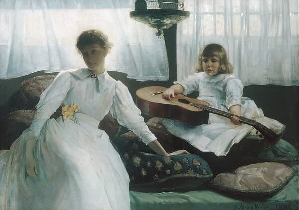 Idle Hours, by Julian Alden Weir