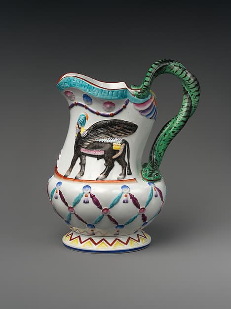 Jug with Assyrian-inspired decoration