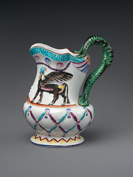 Jug with Assyrian-inspired decoration