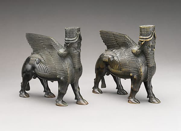 Human-headed winged bulls