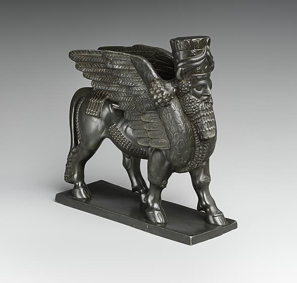 Human-headed winged bull
