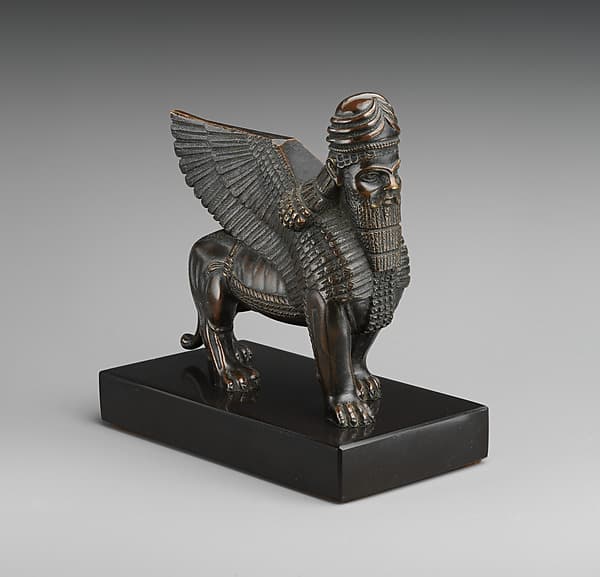 Human-headed winged lion