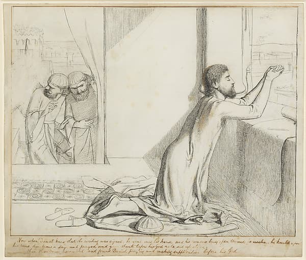 Daniel Praying, by William Holman Hunt