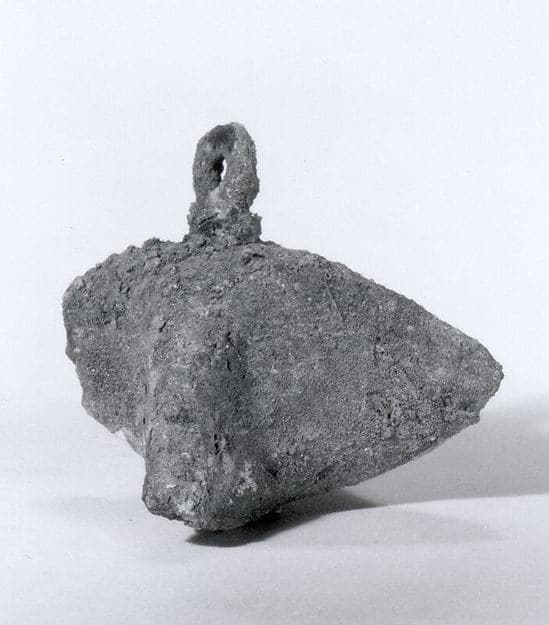 Harness or bridle ornament or fitting (?)