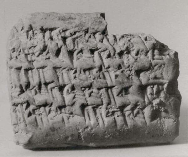 Cuneiform tablet: quittance for rent, Esagilaya archive