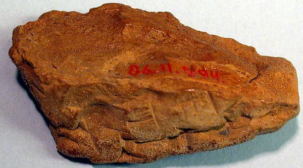 Cuneiform tablet: fragment, Ebabbar archive
