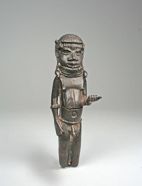 Male Attendant, by Ìgùn Ẹ́rọ̀nwwọ̀n (brass-casting guild) artists