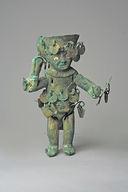 Warrior figure, by Moche artist(s)