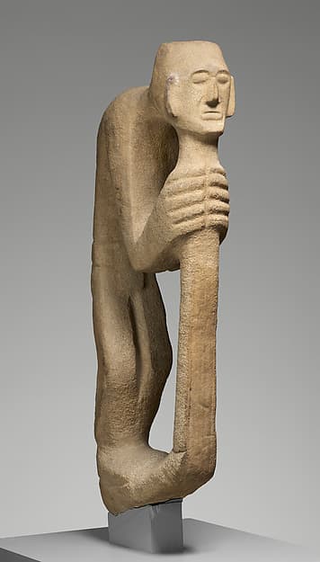 Agricultural deity with digging stick, by Huastec artist(s)