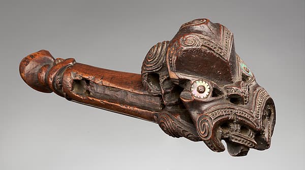 Architectural feature, by Māori artist
