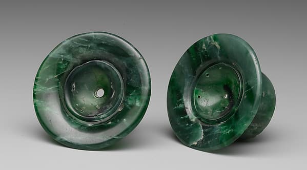Earflares, by Olmec artist(s)