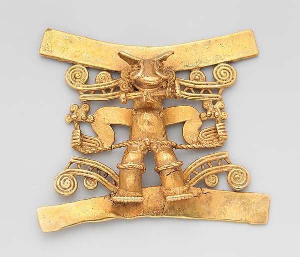 Figure pendant, by Greater Chiriquí artist
