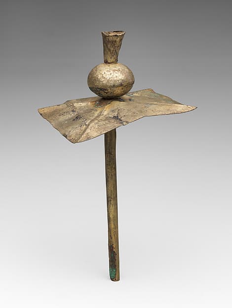 Miniature parasol, by Chimú or Chancay artist(s)