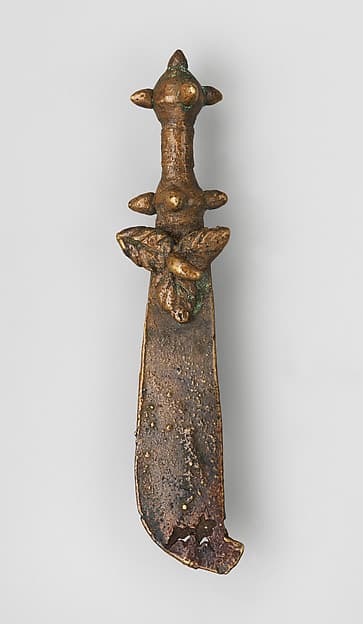Sword gold weight, by Akan artist