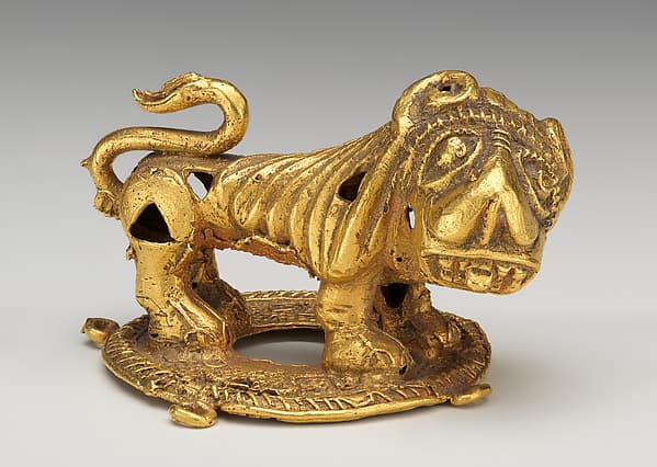 Lion Ornament, by Asante-Akan artist