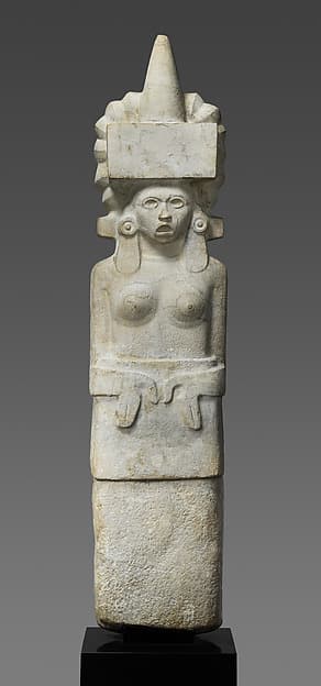 Standing female figure, by Huastec artist(s)