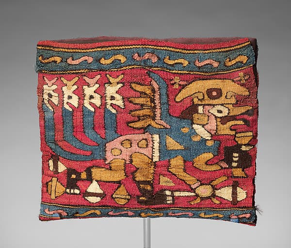 Chuspa (coca bag), by Moche artist(s)