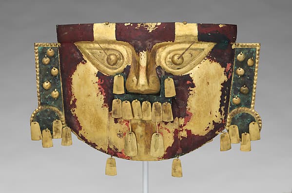 Funerary mask, by Lambayeque (Sicán) artist(s)
