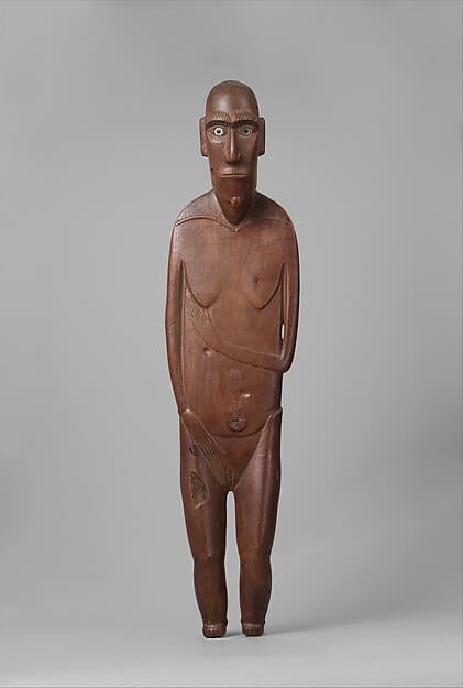 Moai papa (female figure), by Rapa Nui artist