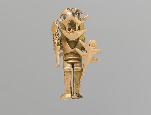Masked Figure Pendant
