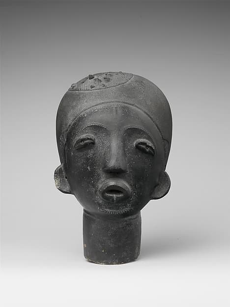 Male ntiri (memorial head), by Akan artist
