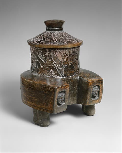 Yoke-form vessel, by Maya artist(s)