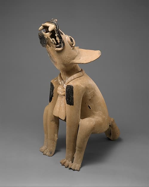 Howling canine, by South central Veracruz artist(s)