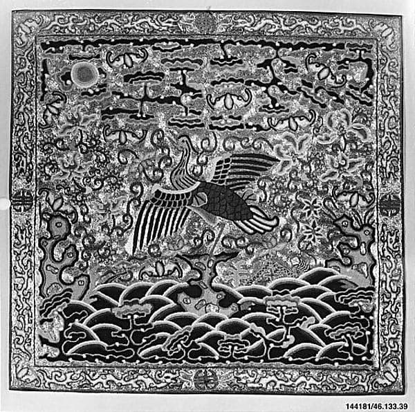 Rank Badge with Mandarin Duck