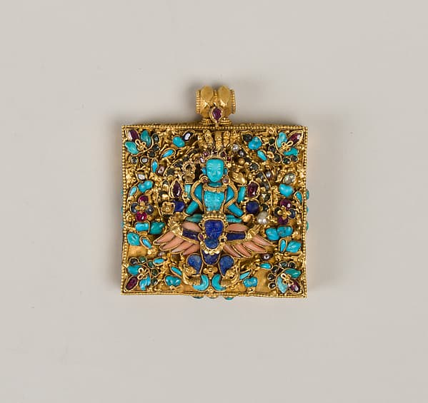 Amulet case with Vishnu Riding Garuda