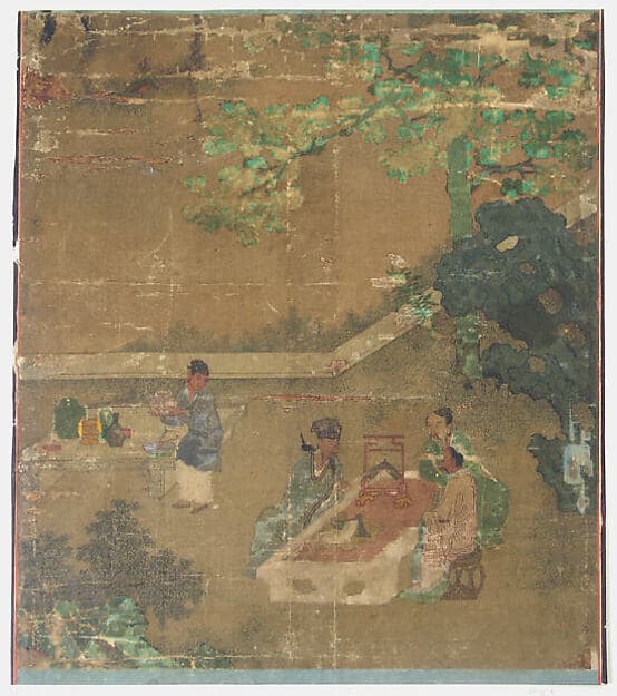 Examining Antiques at Literati Gathering, by Wang Li Mu