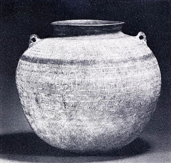 Jar with small loop handles