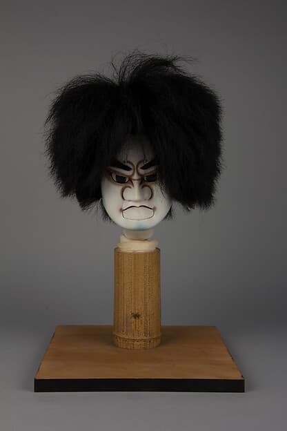 Bunraku Puppet Head for Young Male Role