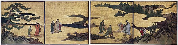 Appreciation of Painting, from a set of the Four Accomplishments, by Kano School