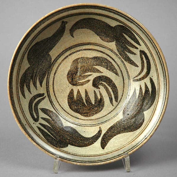 Dish with Floral Design