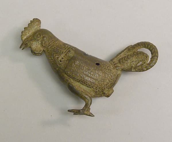 Lime Vessel in the Form of a Cock