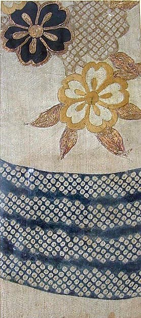 Piece from a Kosode with Cherry Blossoms