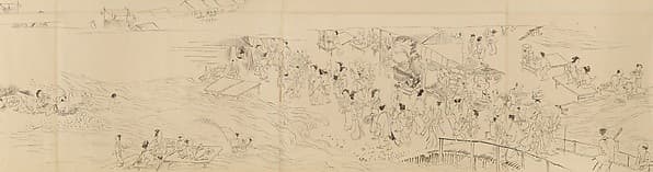 Amusements in Kyoto in the Four Seasons, by Maruyama Ōkyo 円山応挙