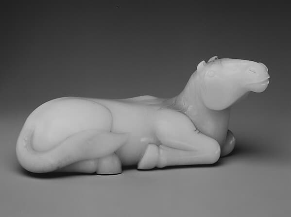Recumbent horse