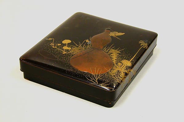 Writing Box with Gourd, by Shibata Zeshin