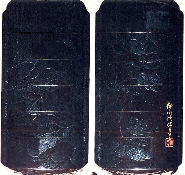 Case (Inrō) with Design of Flowering Peonies, by Kano Seisen’in