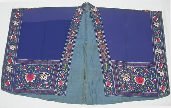 Daoist priest’s ritual robe with cranes