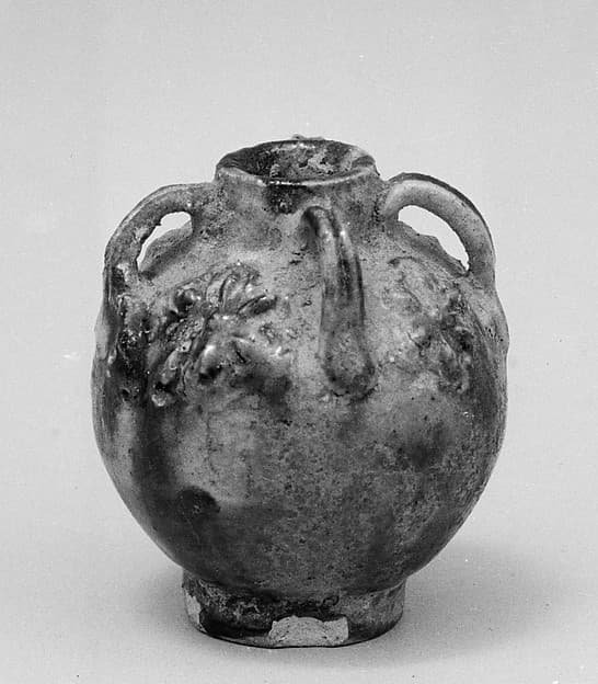 Miniature jar with loop handles
