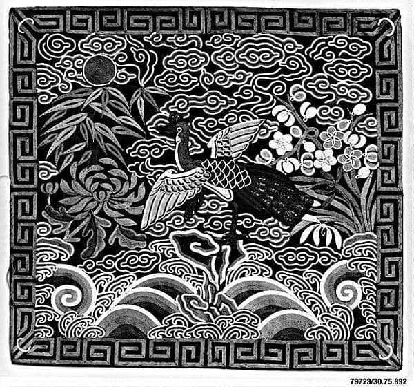 Woman's Rank Badge with Peacock