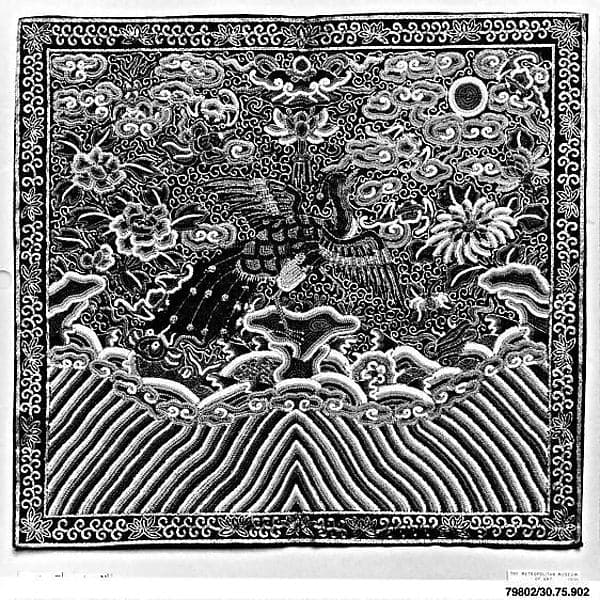 Rank Badge with Peacock