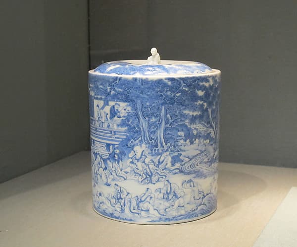 Water Jar with Poetry Gathering at the Orchid Pavilion