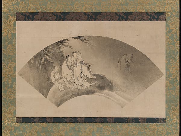 The Daoist Immortal Liezi Flying on a Cloud, by Kano Yukinobu 狩野之信